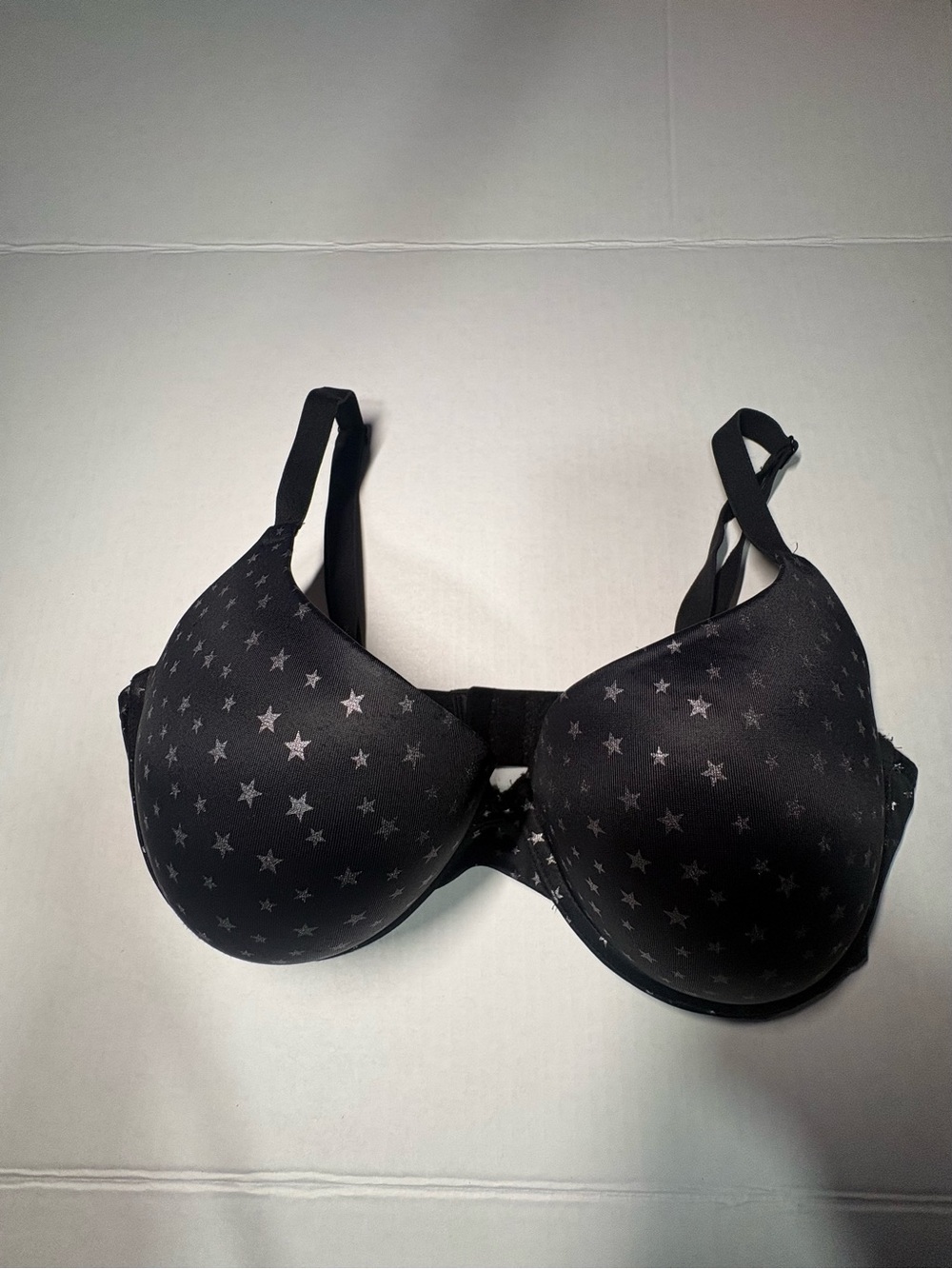 Victoria secret pink Black Star-Print T-Shirt Bra - Women Intimates